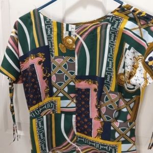 F-G Fashion Graphic Cropped Top Size Small